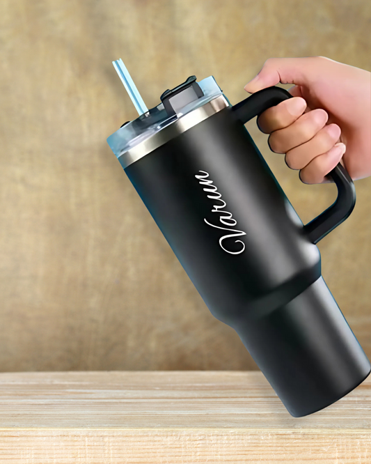 Vaccum Insulated Tumbler Sipper Mug (1200ml) With Customised Name